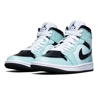 TÊNIS NIKE FEMININO AIR JORDAN 1 MID " AQUA BLUE " VERDE