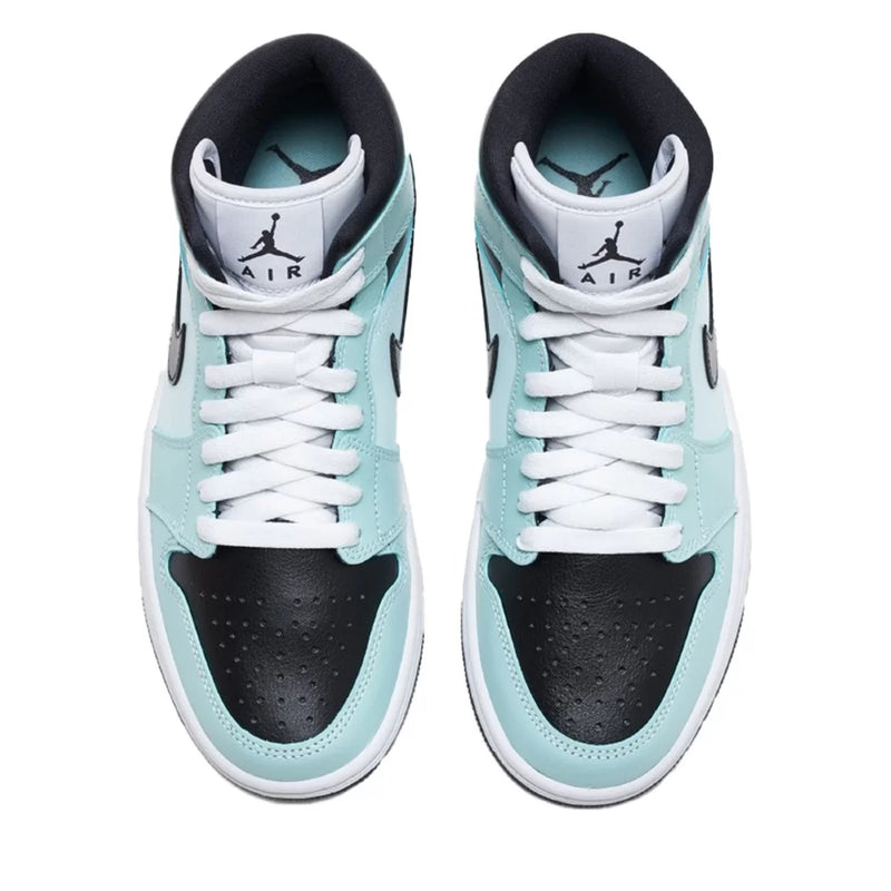 TÊNIS NIKE FEMININO AIR JORDAN 1 MID " AQUA BLUE " VERDE