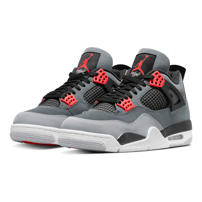 Tênis Air jordan 4 "Infrared" Cinza