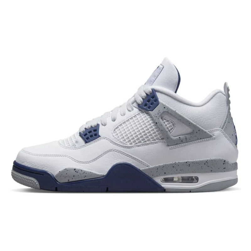 Tênis Air jordan 4 "Midnight Navy" Branco / Azul